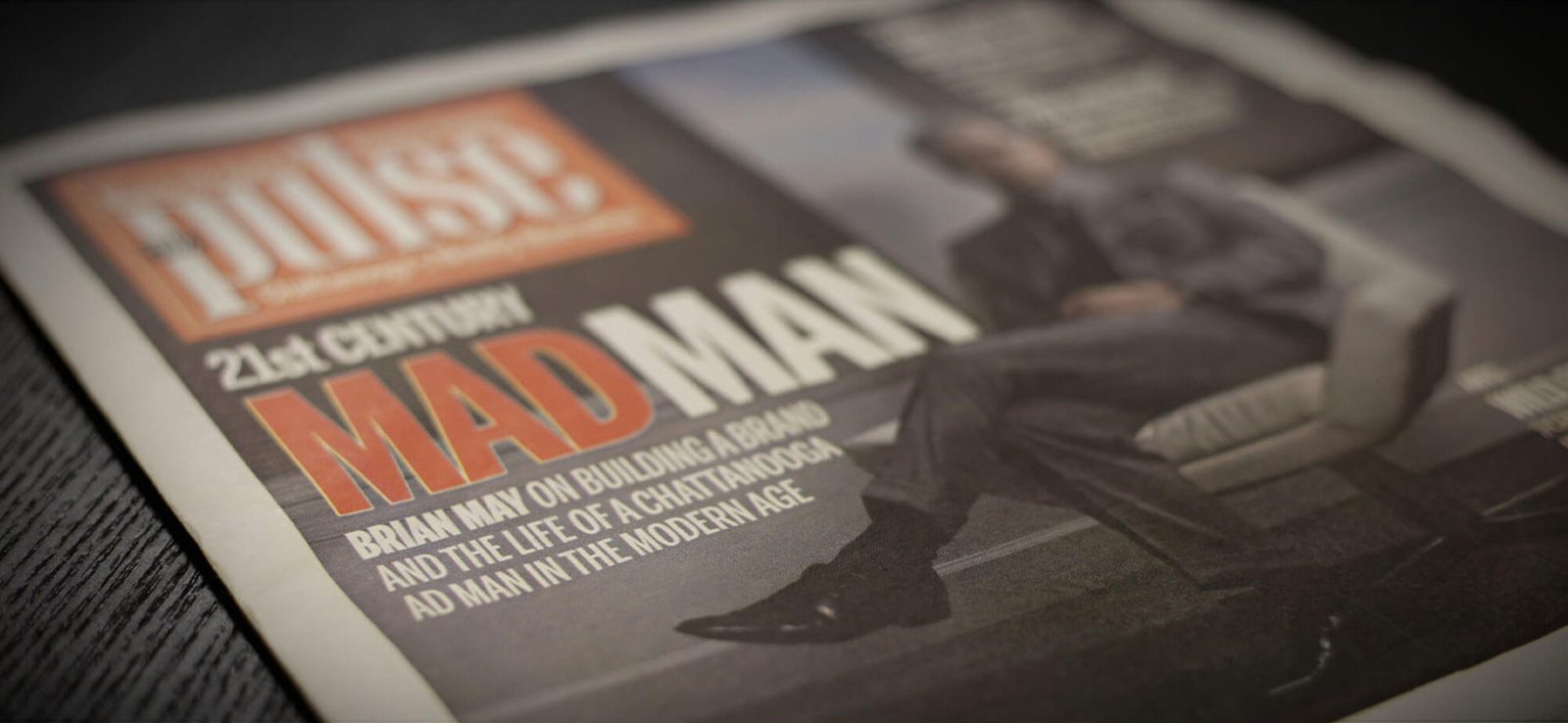 The Pulse cover story headline 21st Century Mad Man, about Brian May