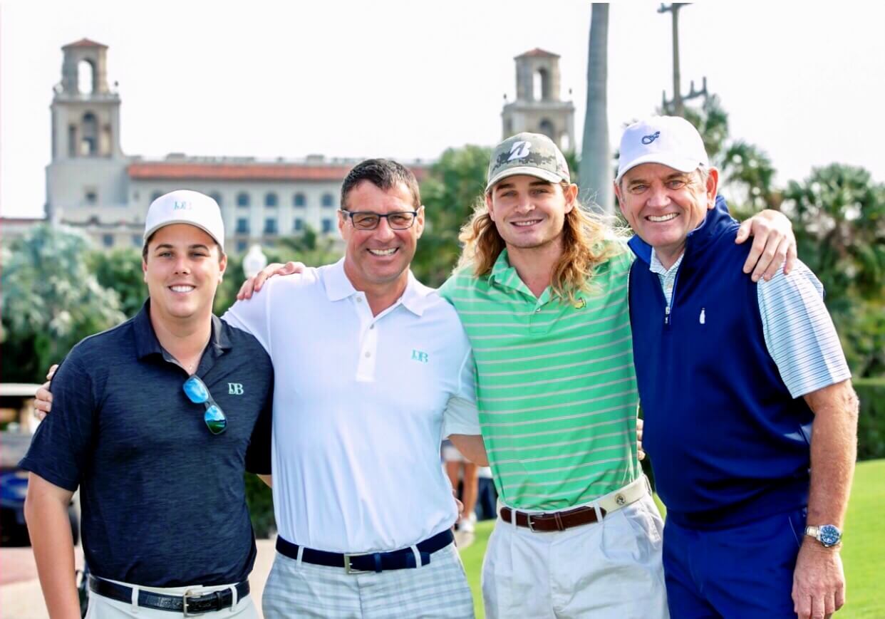 Eric with his golf foursome