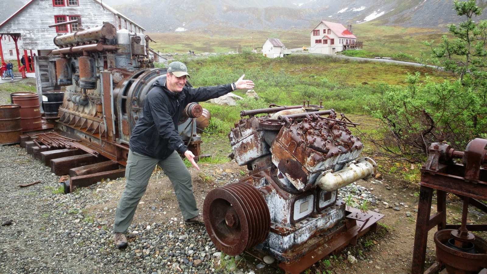 Grant at the Independence Mine in Alaska