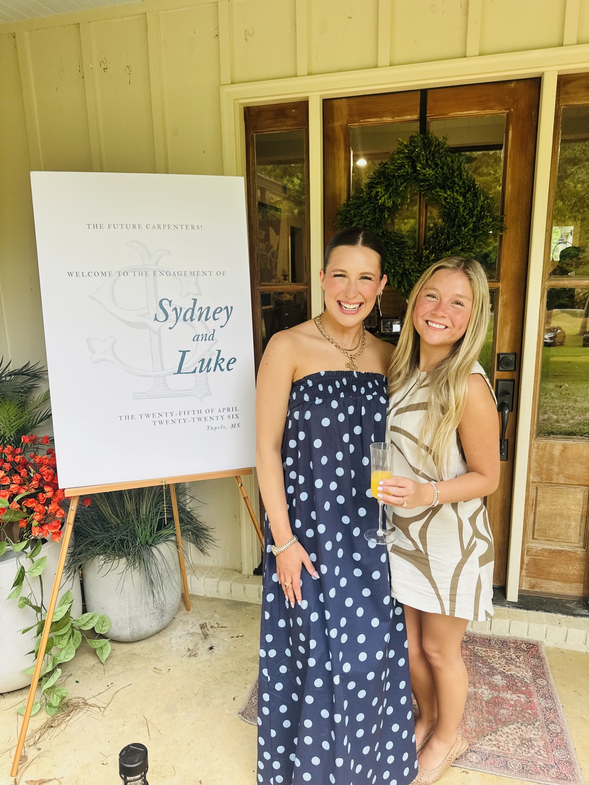 Lilee at an engagement party