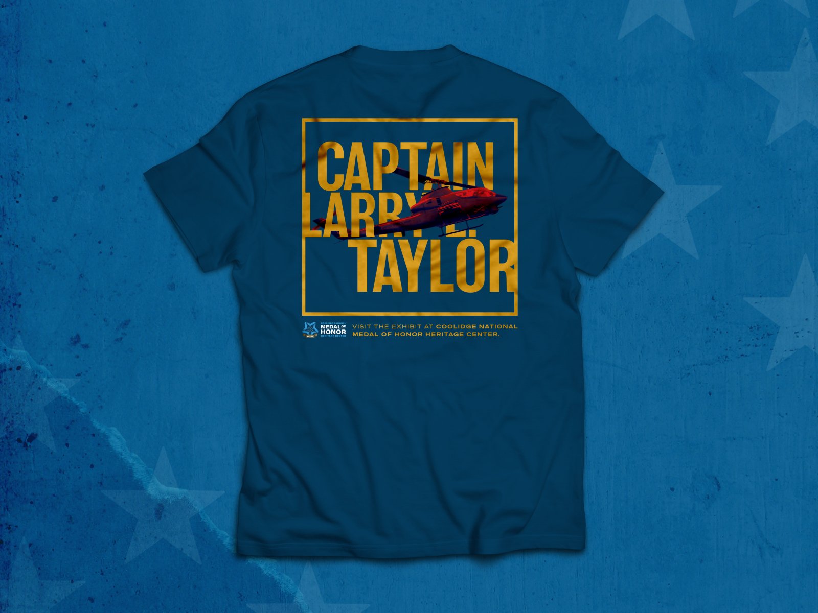 Captain Larry L. Taylor tee, back