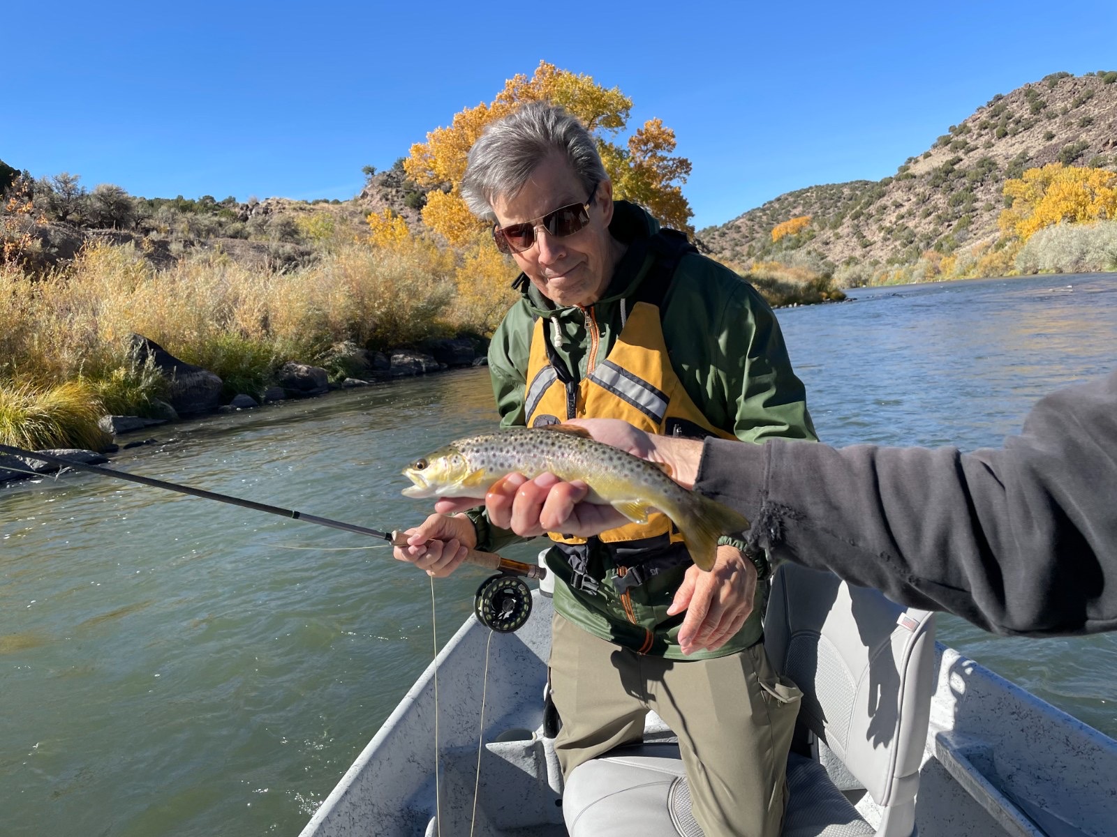 Monty Wyne fly fishing