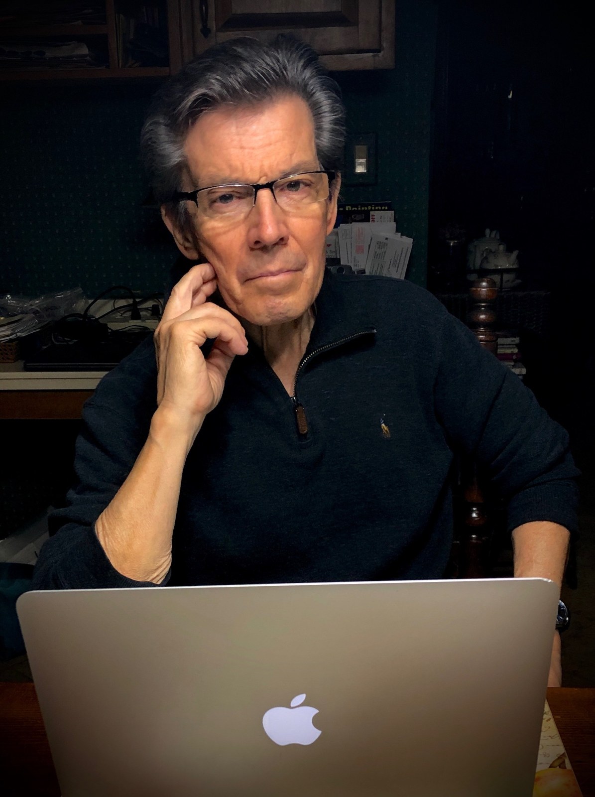 Monty Wyne at work