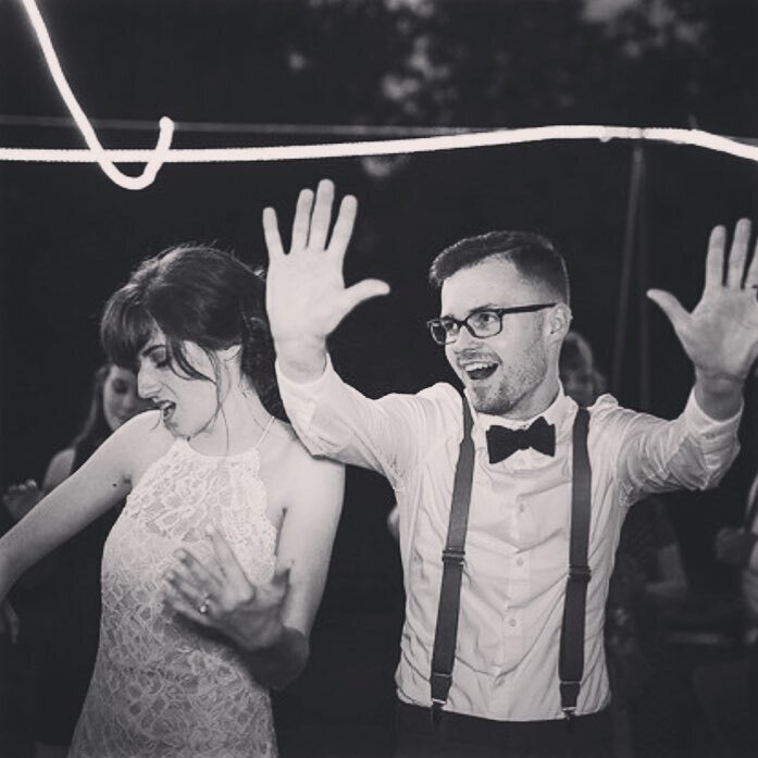 Morgen and Dillon dancing at their wedding