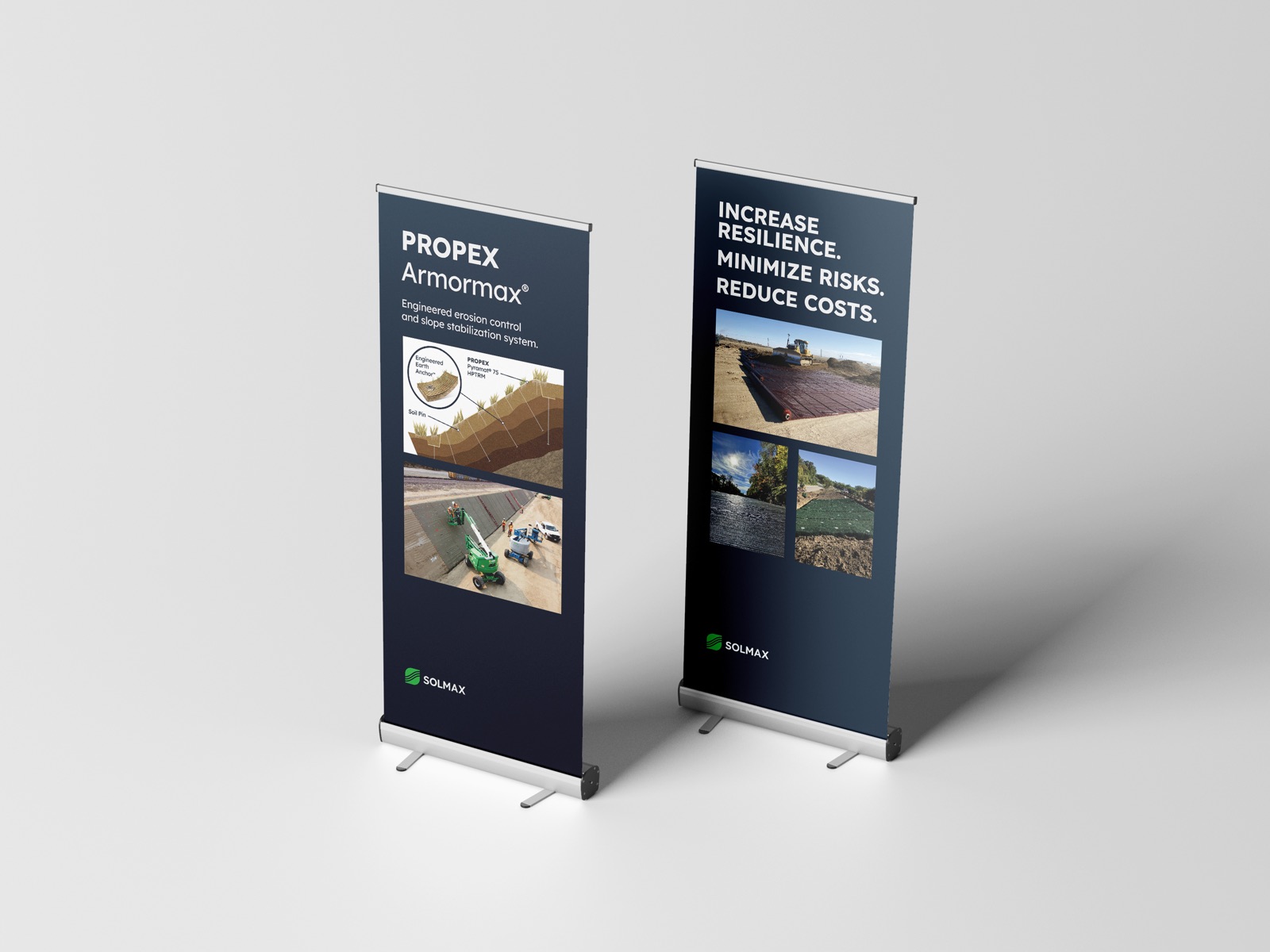 Propex Armormax pop-up banners
