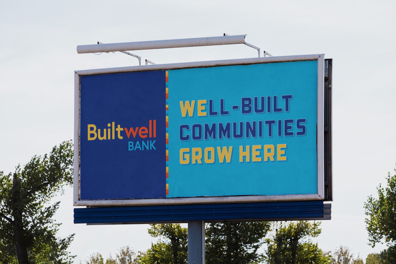 Teaser billboard, phase three with logo reveal