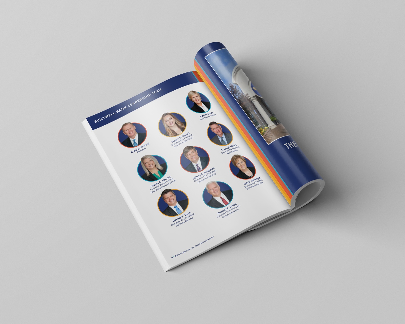 Annual report interior spread