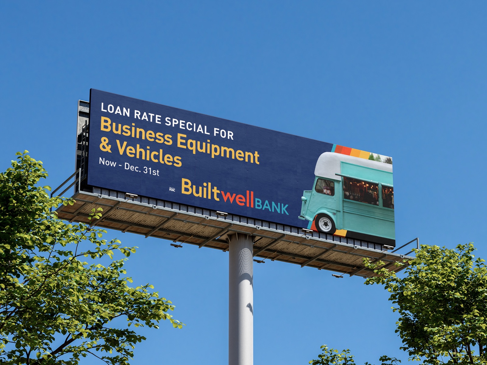 Loan rate special outdoor board