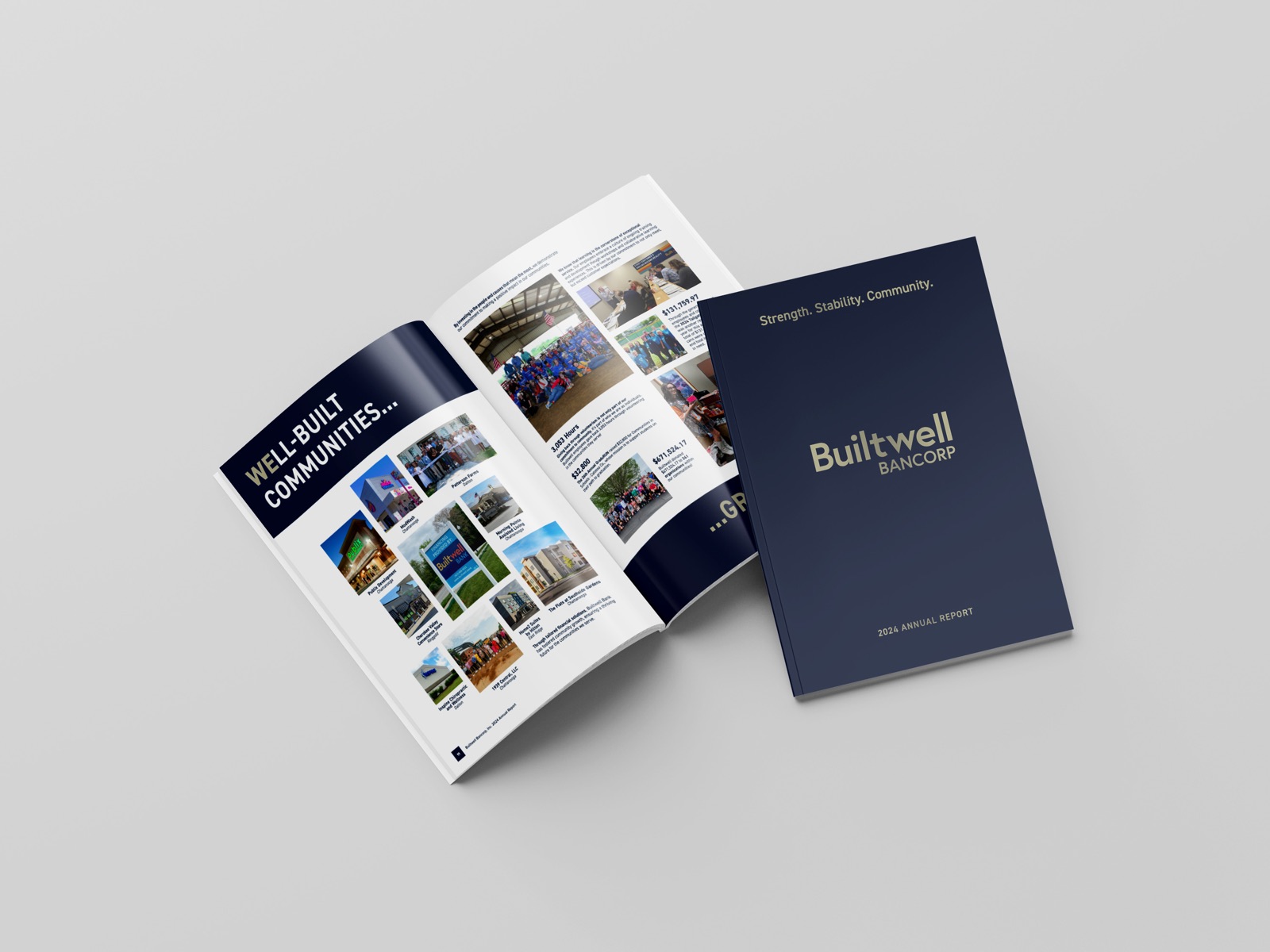 Annual report leadership spread