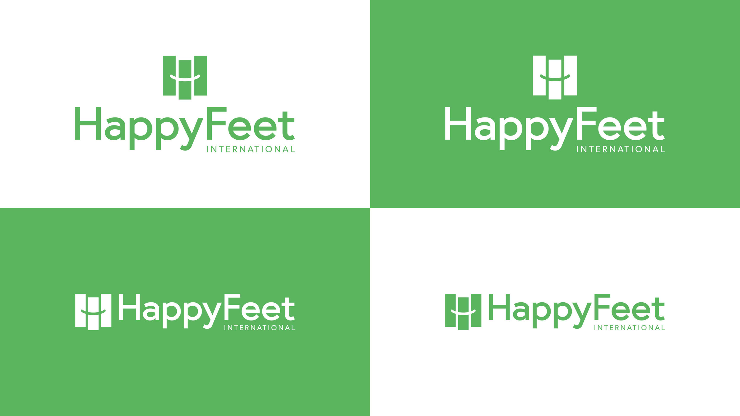 Happy Feet International redesigned logo