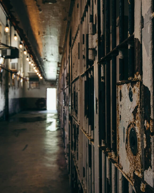 The Walk, the main corridor through the prison