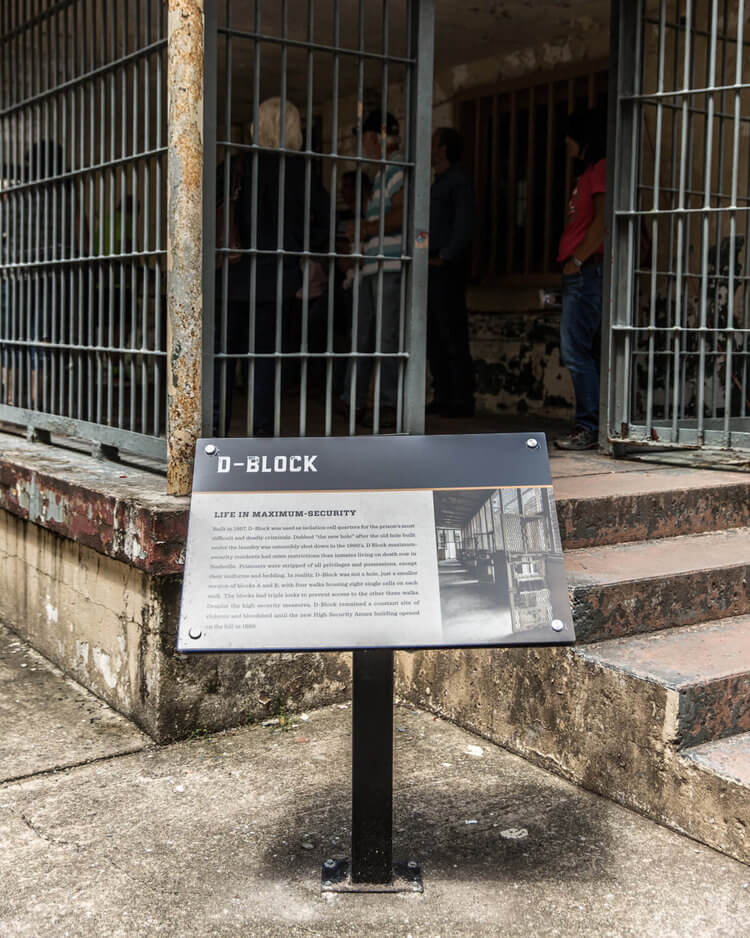 D Block tour signage