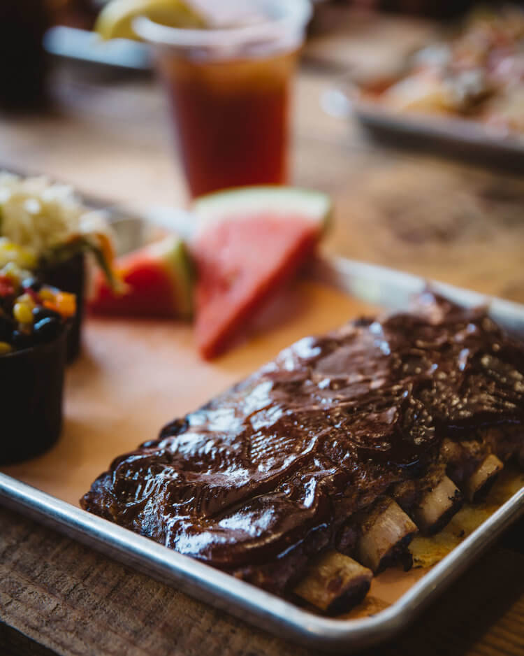 Ribs with criminal caviar